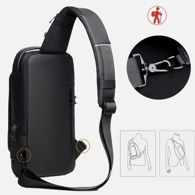 Bolsa Slim Bag™ - Mochila Anti-Furto com Senha USB - Minha loja