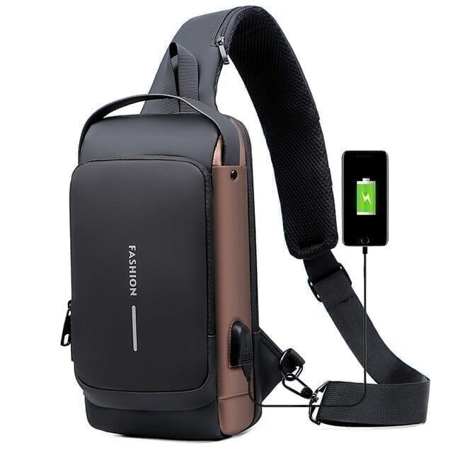 Bolsa Slim Bag™ - Mochila Anti-Furto com Senha USB - Minha loja