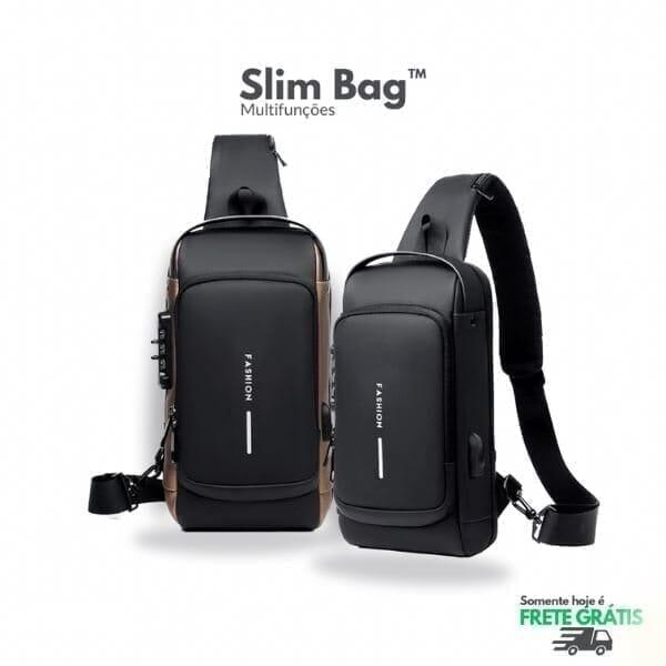 Bolsa Slim Bag™ - Mochila Anti-Furto com Senha USB - Minha loja